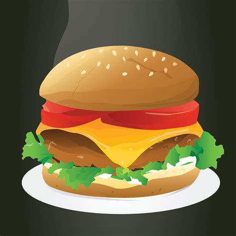 Realistic Burger Vector Design 225203 Vector Art At Vecteezy
