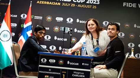 Chess World Cup Final R Praggnanandhaa Vs Magnus Carlsen Winner Will