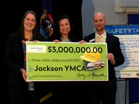 Consumers Energy Foundation Donates 3 Million To The New Jackson Ymca
