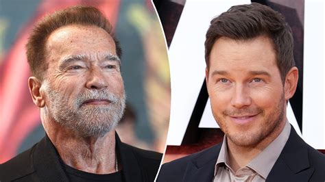 guardians of the galaxy s chris pratt says father in law arnold schwarzenegger s support is