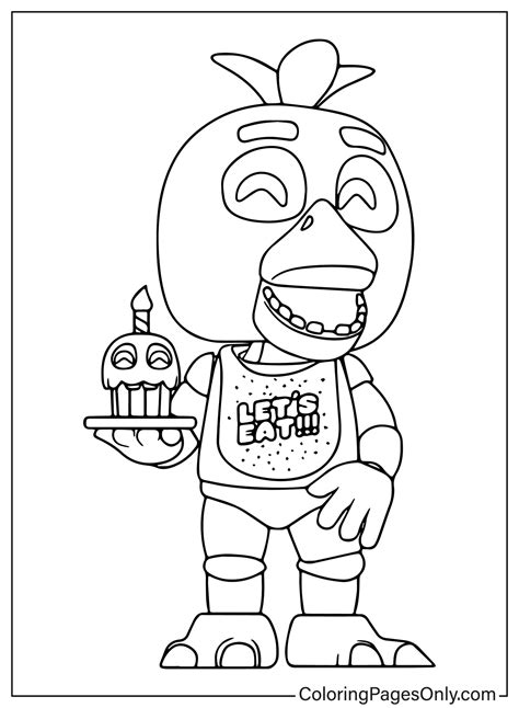 Free Chica Coloring Page Free Printable Coloring Pages