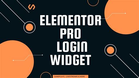 Elementor Login Wordpress Plugins Elementor Pro Login Widget Youtube