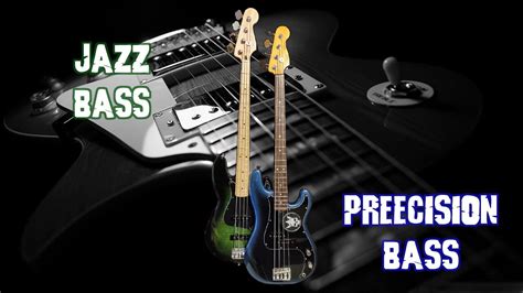 Fender Jazz Bass Vs Precision Bass Youtube