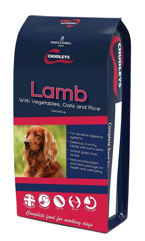 What is the recommended homemade dog food? Chudleys Lamb Sensitive Hypoallergenic Dog Food with ...
