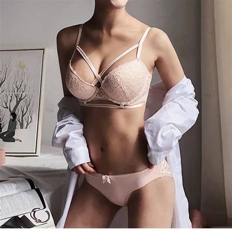 Termezy New Top Sexy Underwear Set Push Up Bra Set Embroidery Women