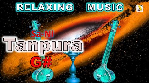 Relaxing Music Meditation Tanpura G Scale Fourth Black Sa Ni