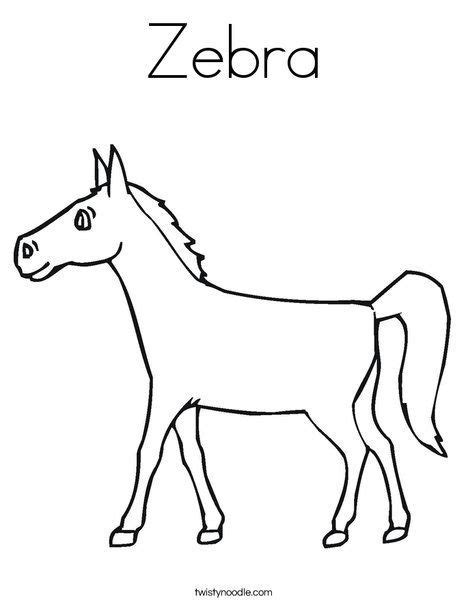 zebra  stripes  coloring pages