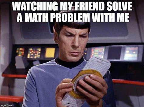 Spock Calculating Imgflip