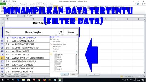 Cara Menggunakan Filter Di Excel Panduan Ayu