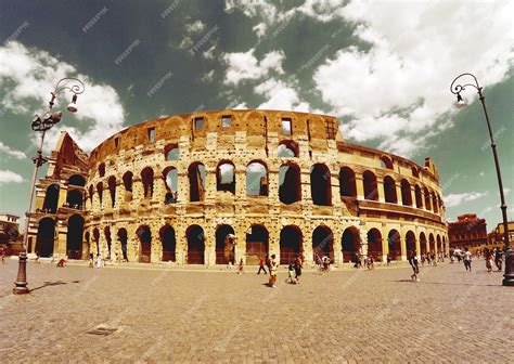 Free Photo Roman Coliseum Seen From Afar
