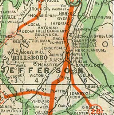 32 Jefferson County Mo Map Maps Database Source Gambaran