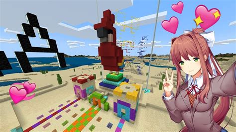 Omae Wa Mou Just Monika Minecraft ️ Youtube