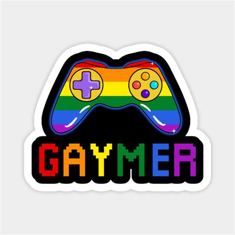Gaymer Lgbtq Gay Pride Month Gamer Gaymer Lgbtq Aimant Teepublic Fr