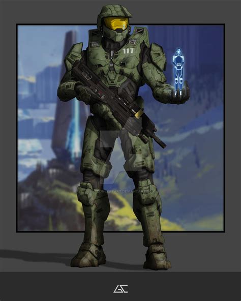 Halo Master Chief Infinite By Gc Conceptart On Deviantart