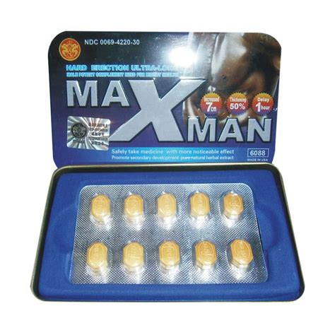 Jual Obat Herbal Kuat Pria Perkasa Tahan Lama Maxman Tablet Di Seller Apotek Syifa Kota