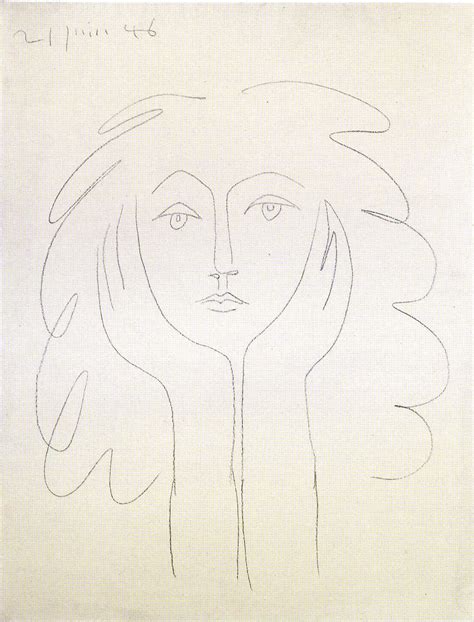 How Picasso Draws Gilot At Gagosian Pablo Picasso Drawings Pablo