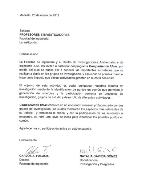 Carta De Invitacion By Centro De Extensión Académica Ceset Issuu
