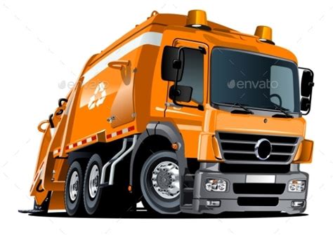 Animated Garbage Truck
