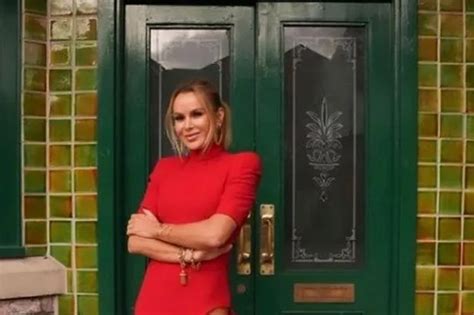 Bgt S Amanda Holden Sizzles As She Flashes Endless Legs In Slinky Cut Out Gown Daily Star