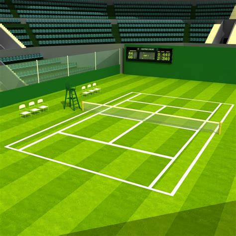 Touring the wimbledon lawn tennis stadium is an experience of a lifetime. 3d wimbledon tennis stadium model