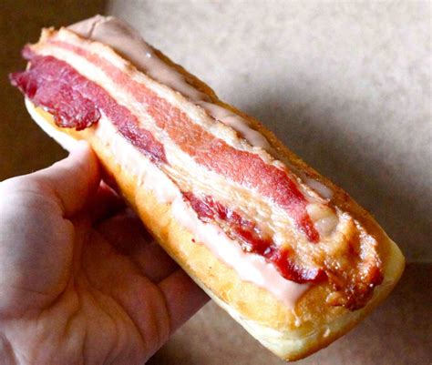 The Best Doughnut Youll Ever Have Bennisons Maple Bacon Long John