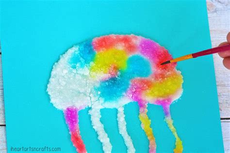 Jellyfish Salt Painting