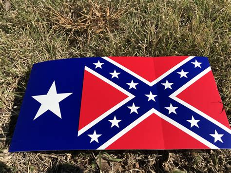 Texas Rebel Flag Bumper Sticker Rebel Nation