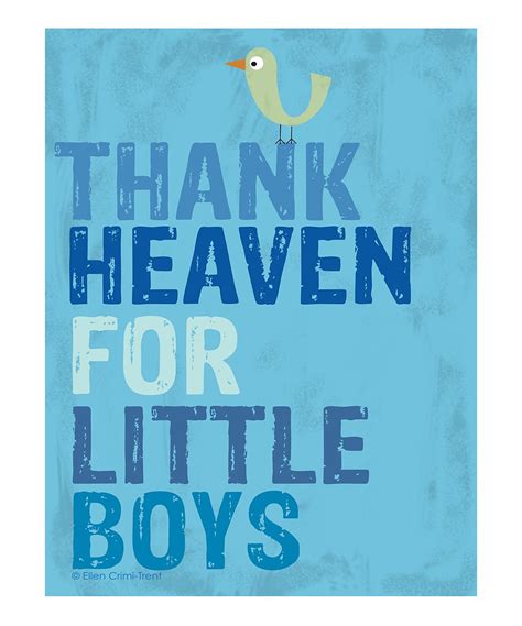 ♥thank Heaven For Little Boys♥ Jaybird Art Wall Kids