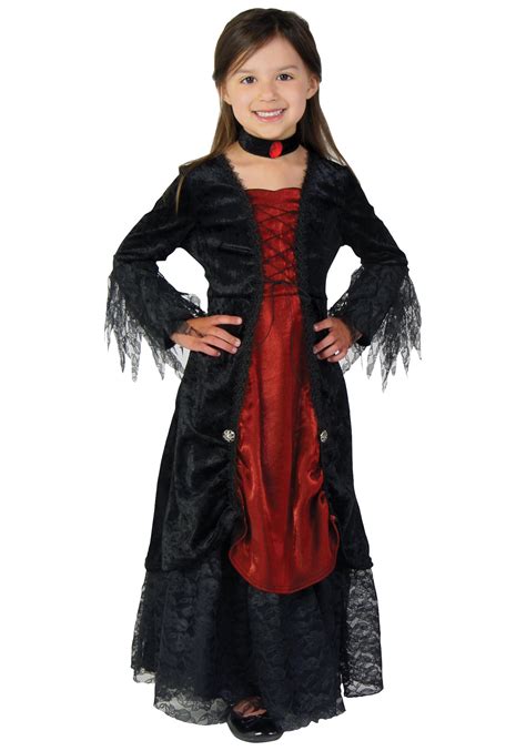 Girls Gothic Vampire Costume Ebay