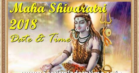 Shivratri 2021 date in india: 2018 Maha Shivaratri Date & Time in India, 2018 महा ...
