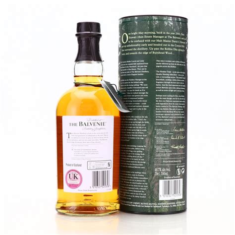 balvenie 19 year old the edge of burnhead wood story no 6 whisky auctioneer