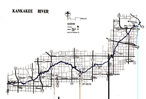 Dnr Map Of Kankakee River In Indiana