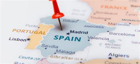 Cartina Della Spagna Muta