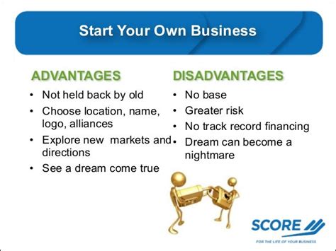 Advantages And Disadvantages Of Starting Your Own Business Businesser