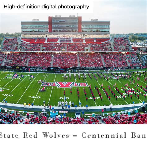 Arkansas State Red Wolves Football Panoramic Poster Centennial Bank