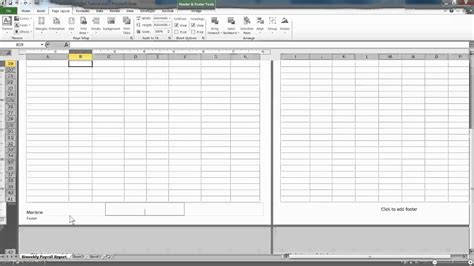 How To Close Header In Excel 2010 Close Header Footer In Excel 2007