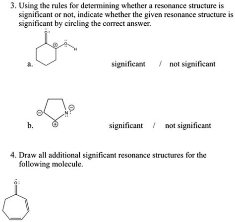 Solved Using The Rules For Determining Whether A Resonance Structure Is