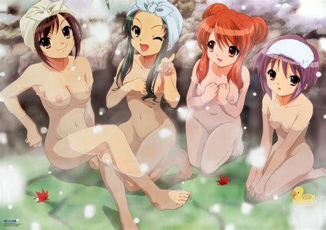 Asahina Mikuru Breasts Nagato Yuki Nipples Nude Nude Filter Suzumiya Haruhi Suzumiya Haruhi No