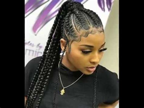 Cornrows are a great option as they create a. Black Braided Hairstyles 2018: Super Hot Braided ...