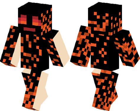 Fire Creeper Minecraft Skin Minecraft Hub