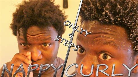 Easiest Way To Go From Nappy To Curly Hair Easy 4 Step Tutorial