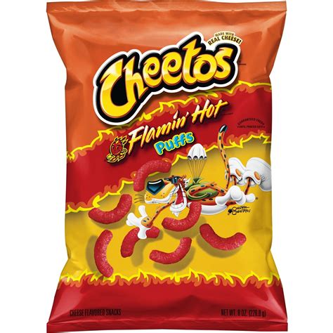 Cheetos Flamin Hot Puffs 8oz Hot Snacks Hot Cheese Cheet Erofound