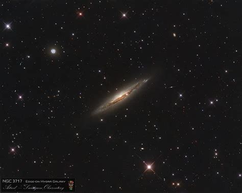 Ngc 3717 — Edge On Hydra Galaxy Rod Kennedy Astrobin