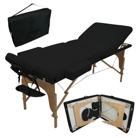 Ivezen ® Table De Massage 13 Cm Pliante 3 Zones En Bois Pliable Portable Ebay