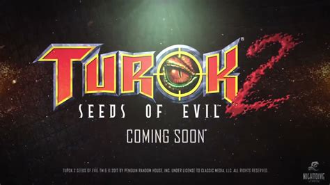 Turok Seeds Of Evil Remastered Playstation Trailer Retail