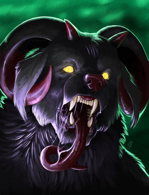 The Demon Dog By Teknicolortiger On Deviantart