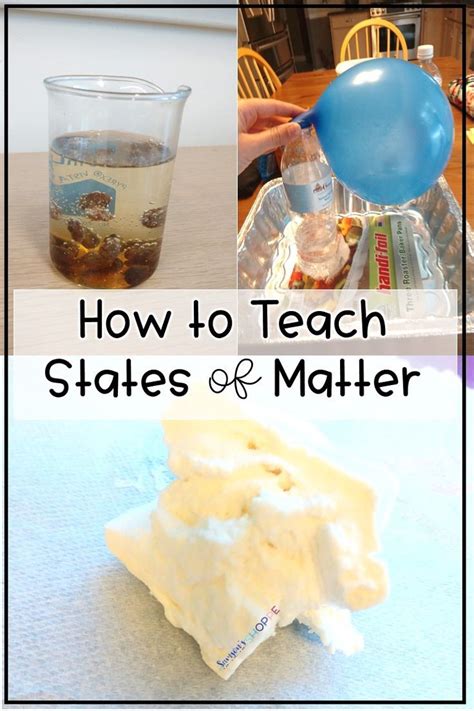 How To Teach A Unit On States Of Matter Matter Science Matter