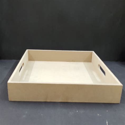 MDF Square Tray 14 x 14 inches - Connect4Sale