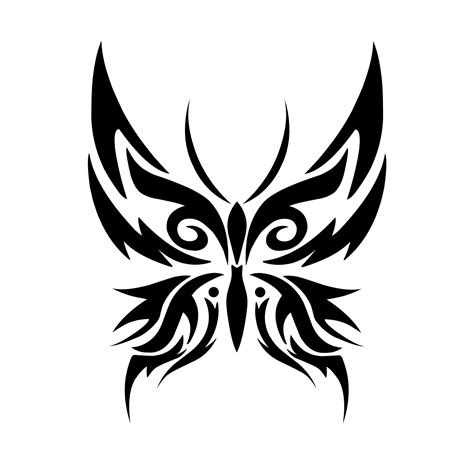 Illustration Vector Graphic Of Butterfly Style Design Tribal Perfect