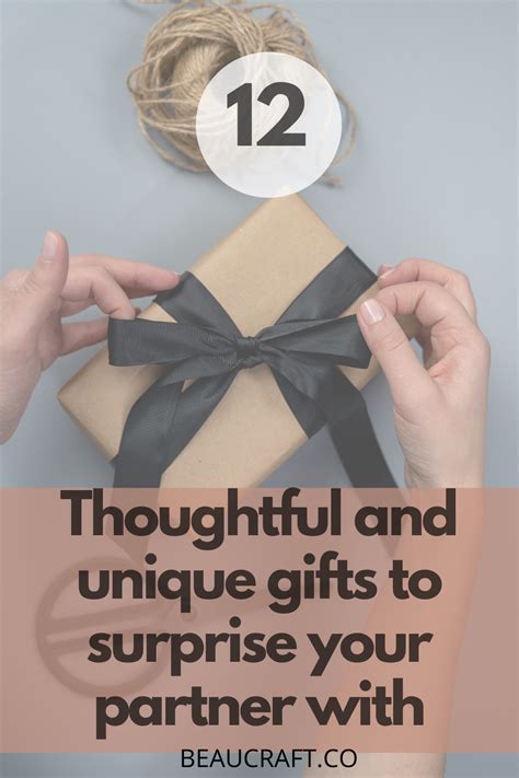 Thoughtful And Unique Gifts To Surprise Your Partner With Unique Gifts Gifts New
